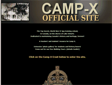 Tablet Screenshot of camp-x.com